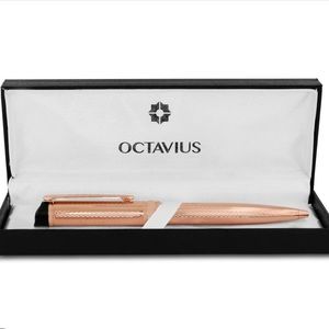 🆕 Octavius Rose Gold Rollerball Pen